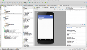 Android Studio interface